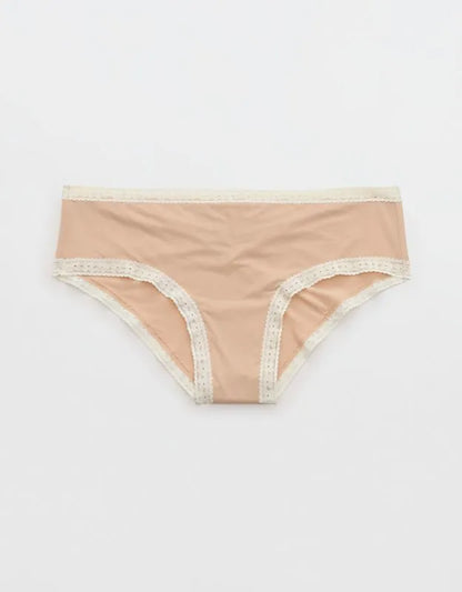 SMOOTHEZ Microfiber Lace Cheeky Underwear