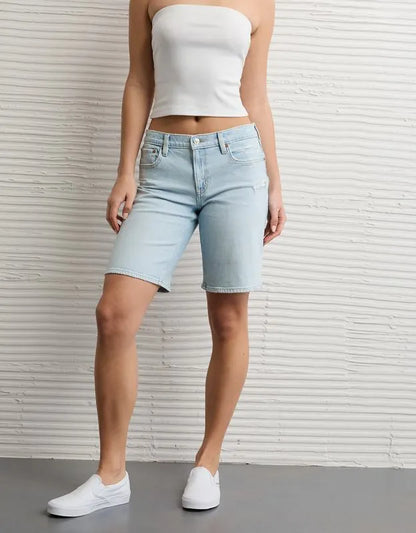 AE Stretch High-Waisted 11" Jort