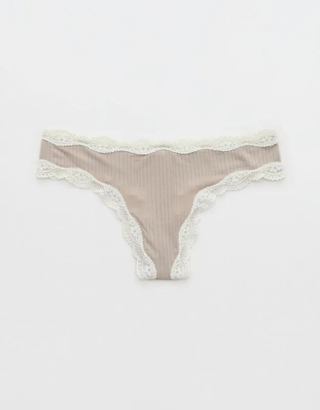 Superchill Modal Lace Thong Underwear