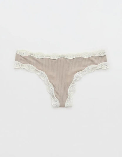 Superchill Modal Lace Thong Underwear