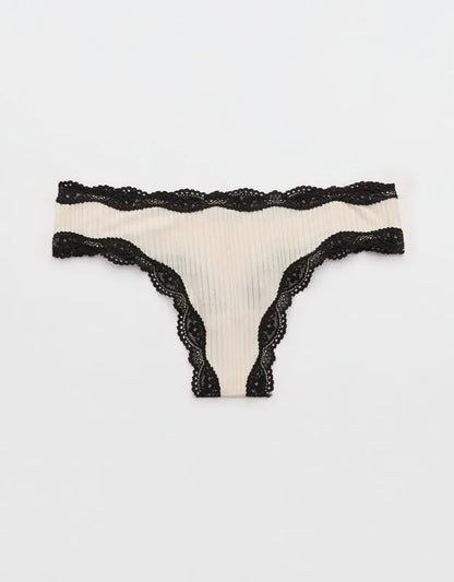 Superchill Modal Lace Thong Underwear