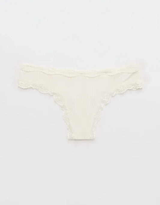 Superchill Modal Lace Thong Underwear