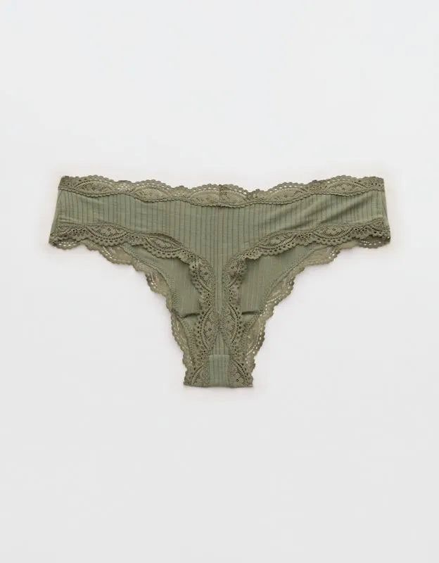 Superchill Modal Lace Thong Underwear