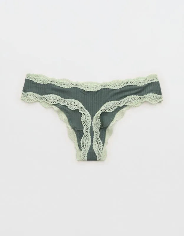 Superchill Modal Lace Thong Underwear
