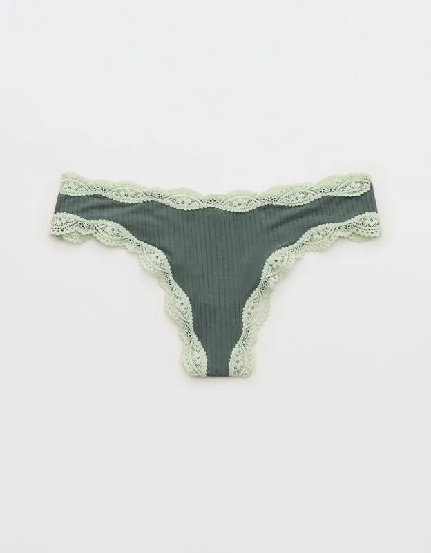 Superchill Modal Lace Thong Underwear