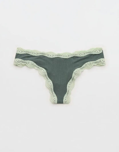 Superchill Modal Lace Thong Underwear