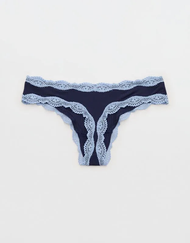 Superchill Modal Lace Thong Underwear