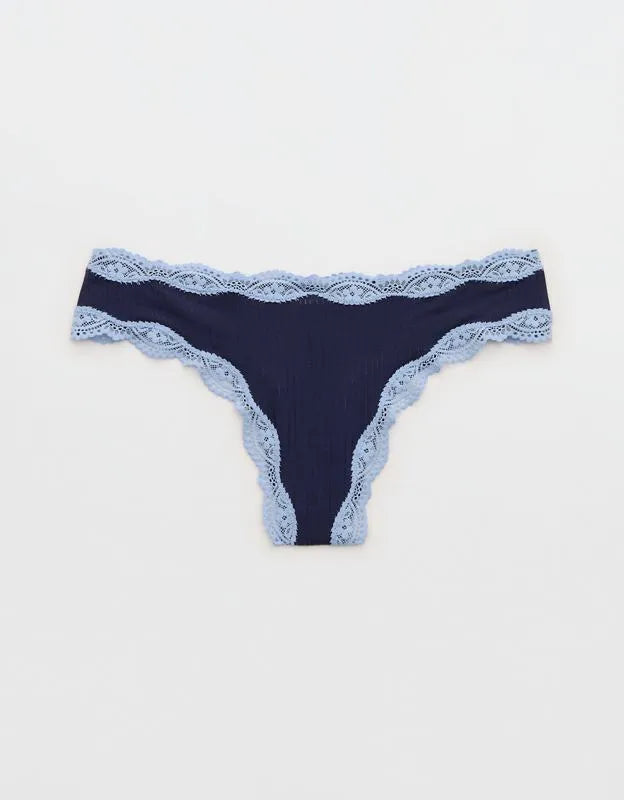 Superchill Modal Lace Thong Underwear