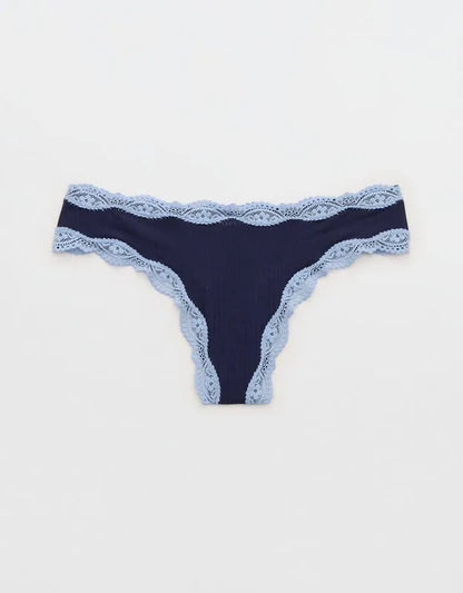 Superchill Modal Lace Thong Underwear
