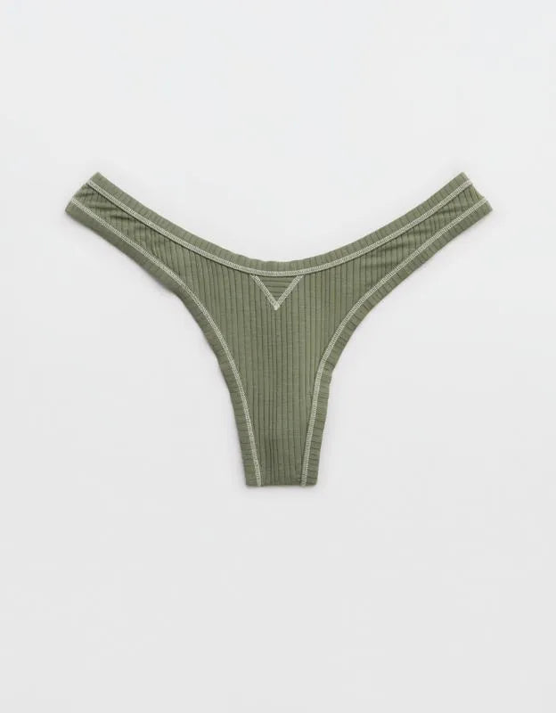 Superchill Modal Rib Thong Underwear
