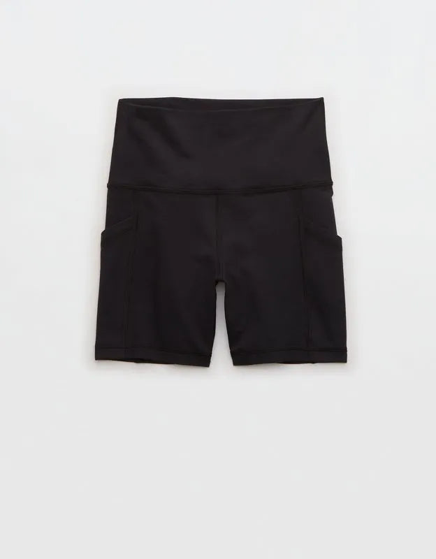 OFFLINE By Aerie The Hugger High Waisted 5" Pocket Bike Short