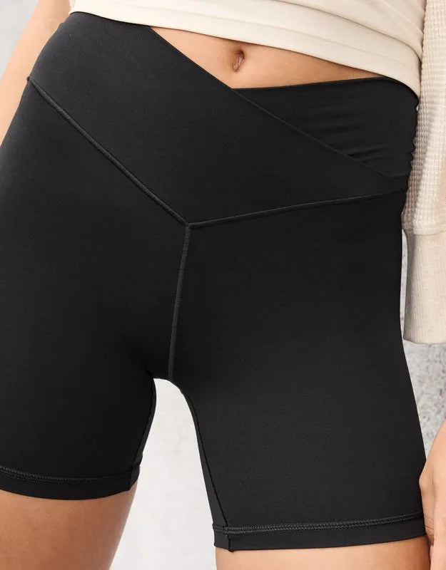 OFFLINE By Aerie Real Me Crossover High Waisted 5" Bike Short