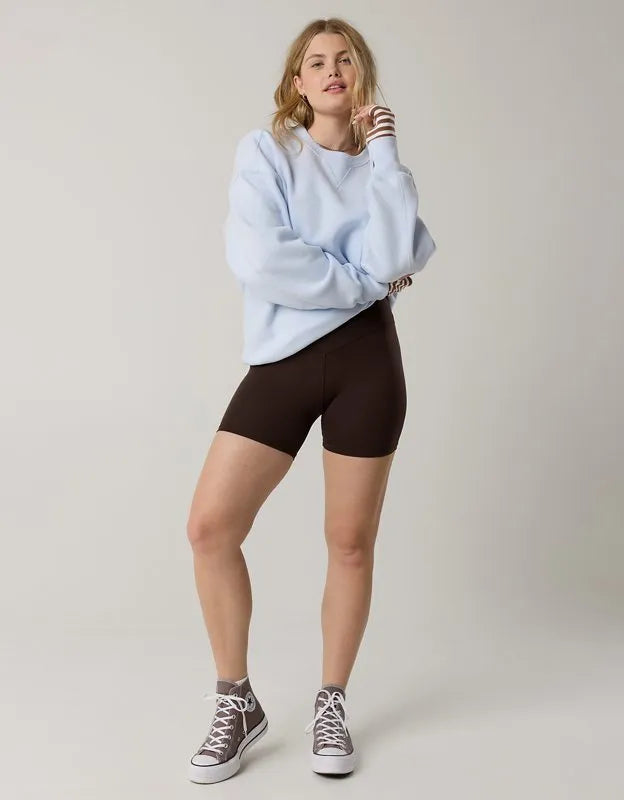OFFLINE By Aerie Real Me Crossover High Waisted 5" Bike Short