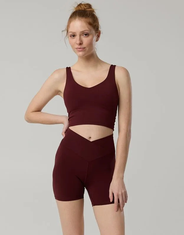 OFFLINE By Aerie Real Me Crossover High Waisted 5" Bike Short