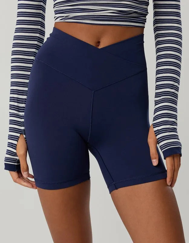 OFFLINE By Aerie Real Me Crossover High Waisted 5" Bike Short