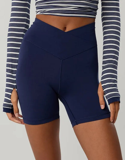 OFFLINE By Aerie Real Me Crossover High Waisted 5" Bike Short