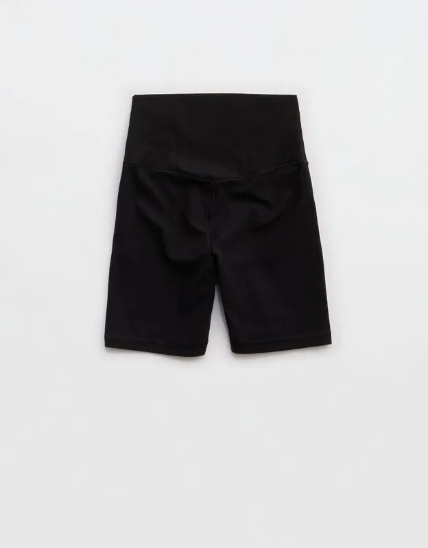 OFFLINE By Aerie Real Me XTRA Ribbed High Waisted 5" Bike Short