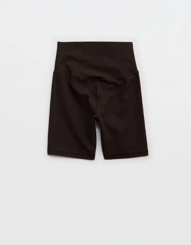 OFFLINE By Aerie Real Me XTRA Ribbed High Waisted 5" Bike Short