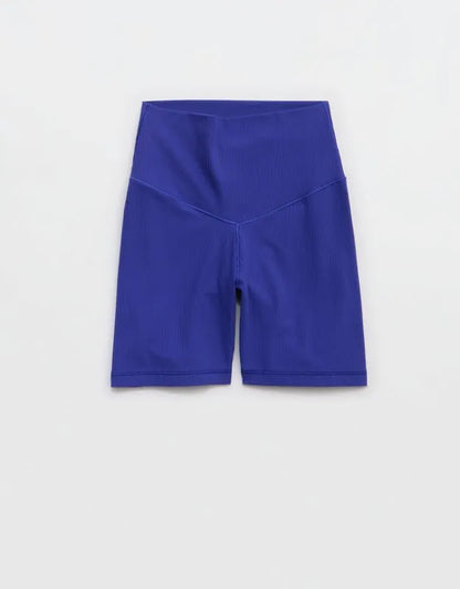 OFFLINE By Aerie Real Me XTRA Ribbed High Waisted 5" Bike Short
