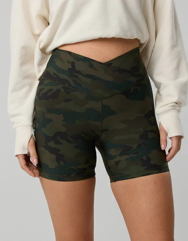 OFFLINE By Aerie Real Me Crossover High Waisted 5" Bike Short