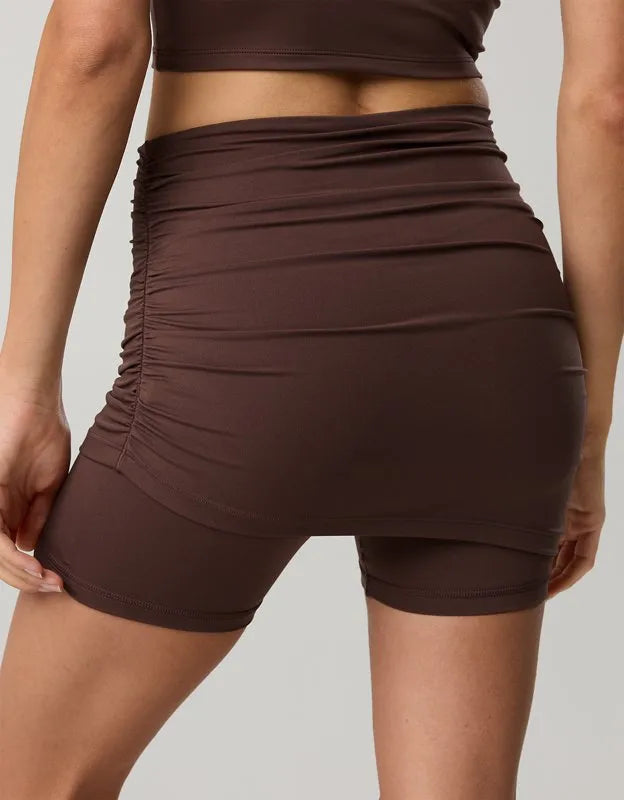OFFLINE By Aerie Real Me 5" Foldover Skirted Bike Short