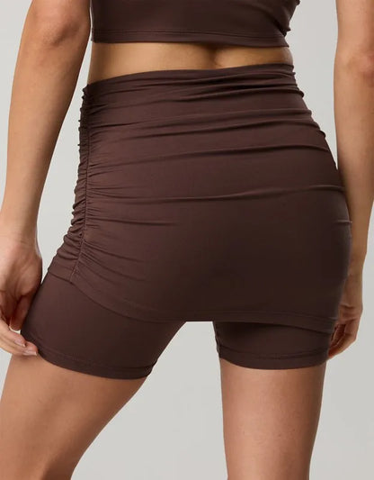 OFFLINE By Aerie Real Me 5" Foldover Skirted Bike Short