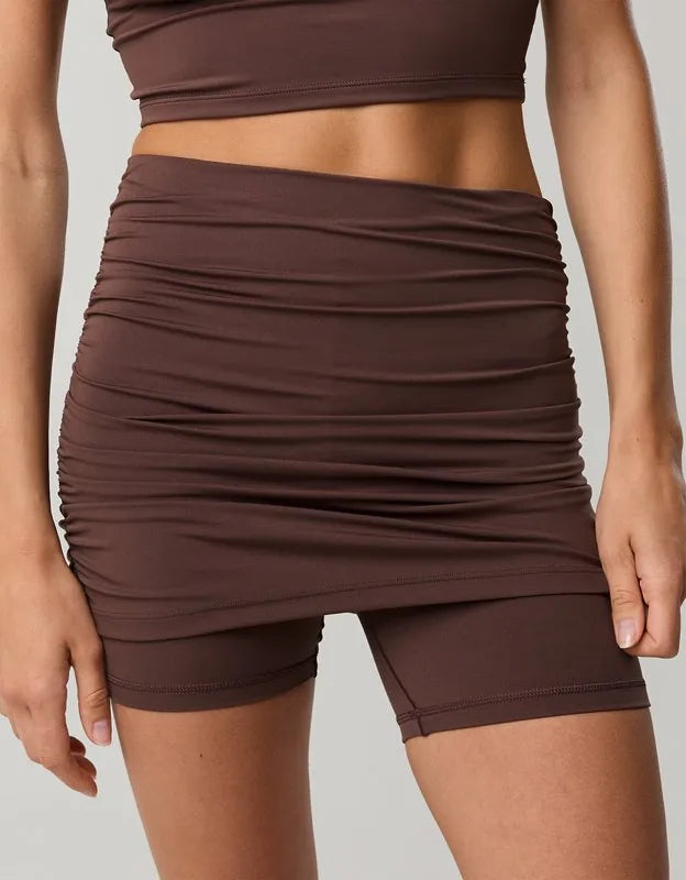 OFFLINE By Aerie Real Me 5" Foldover Skirted Bike Short