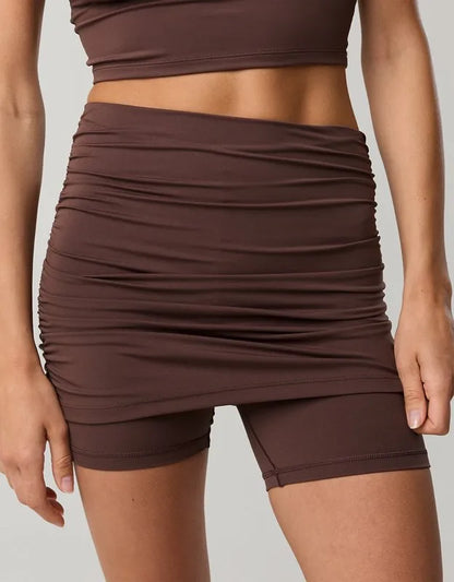OFFLINE By Aerie Real Me 5" Foldover Skirted Bike Short