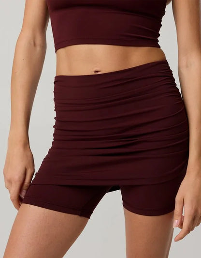 OFFLINE By Aerie Real Me 5" Foldover Skirted Bike Short