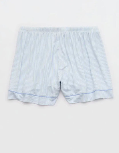 OVERSLEPT by Aerie Real Soft® Piping PJ Short