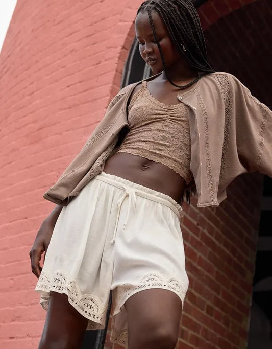 Aerie Off-Duty Gauze Boxer