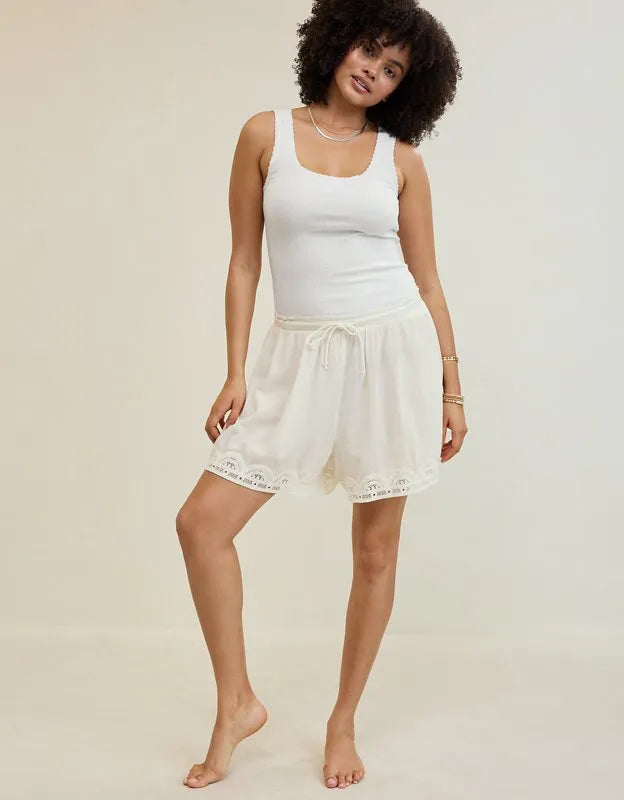 Aerie Off-Duty Gauze Boxer
