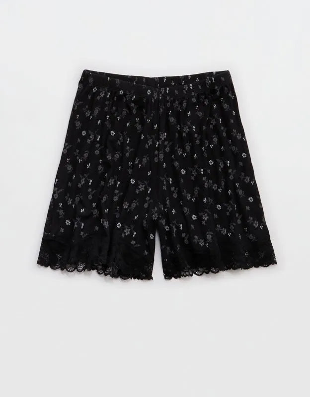 Aerie Real Soft® Rib Lace Boxer