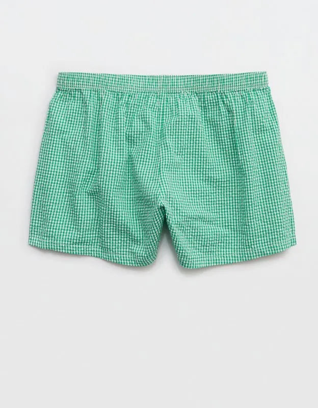 Aerie Around Town Seersucker Boxer