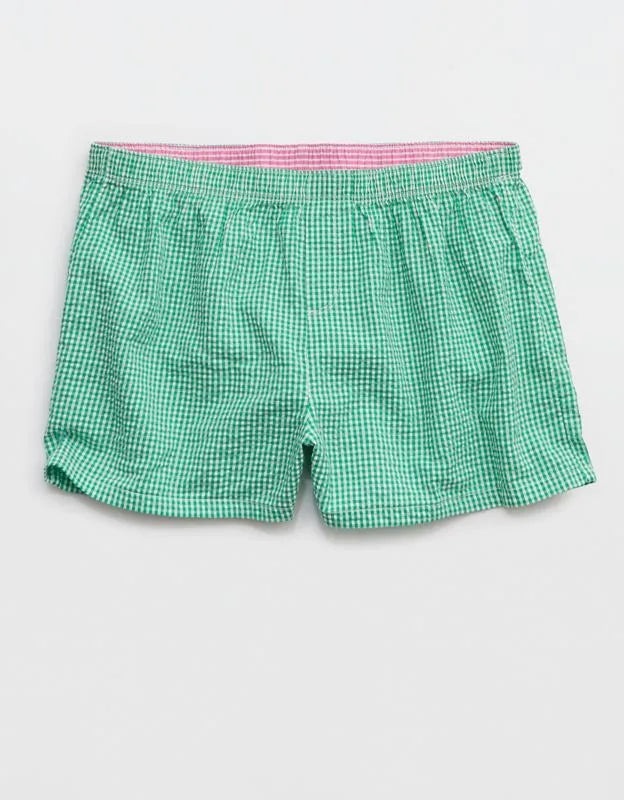 Aerie Around Town Seersucker Boxer