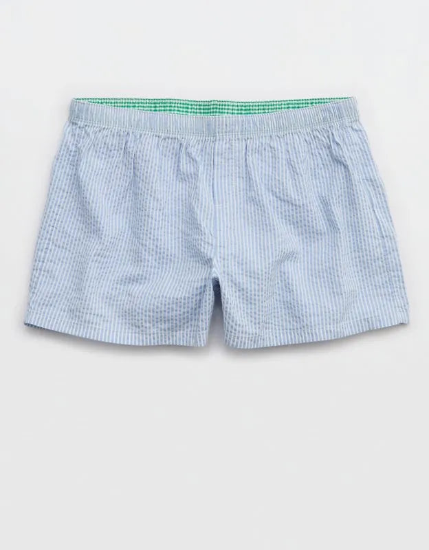 Aerie Around Town Seersucker Boxer