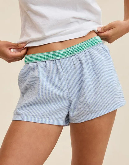 Aerie Around Town Seersucker Boxer