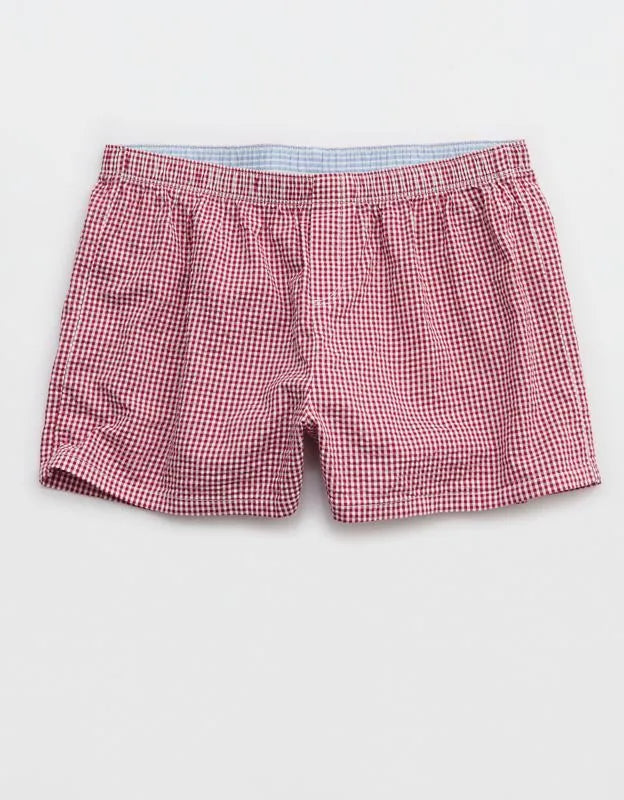 Aerie Around Town Seersucker Boxer