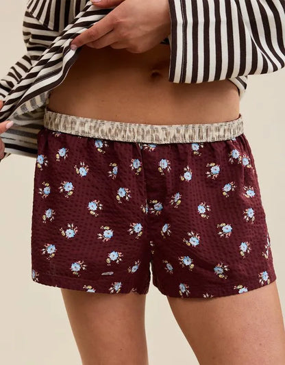 OVERSLEPT by Aerie Around Town Seersucker Boxer