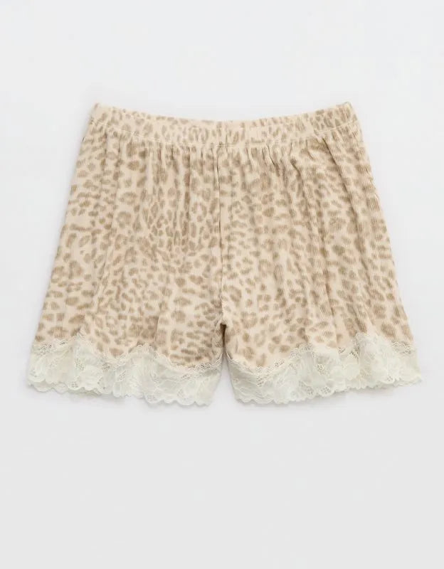 OVERSLEPT by Aerie Real Soft® Ribbed Pajama Short