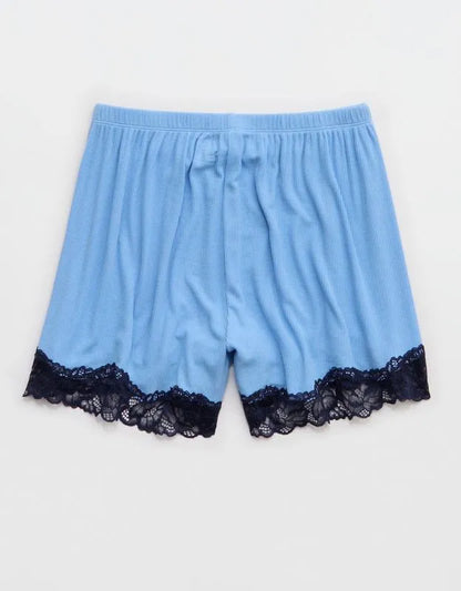 OVERSLEPT by Aerie Real Soft® Ribbed Pajama Short