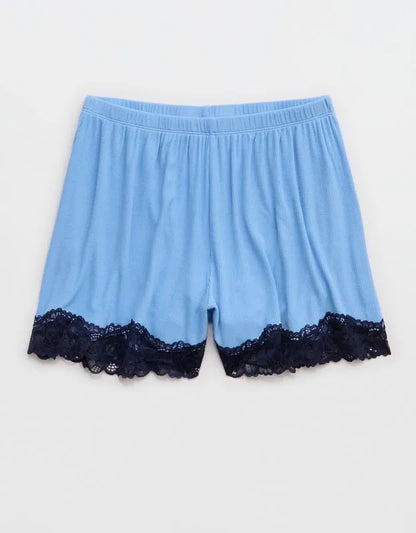 OVERSLEPT by Aerie Real Soft® Ribbed Pajama Short