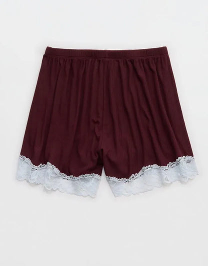 OVERSLEPT by Aerie Real Soft® Ribbed Pajama Short
