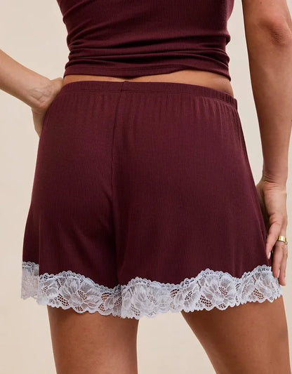 OVERSLEPT by Aerie Real Soft® Ribbed Pajama Short