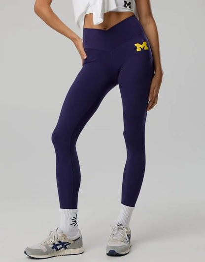 Michigan Wolverines OFFLINE By Aerie Crossover Legging