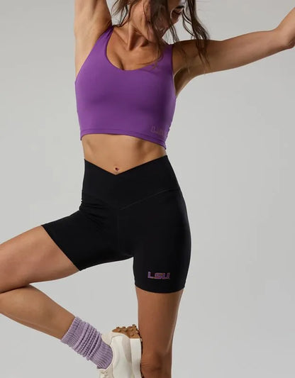 LSU Tigers OFFLINE By Aerie Crossover 5" Bike Short