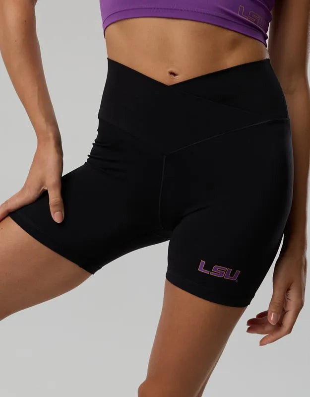 LSU Tigers OFFLINE By Aerie Crossover 5" Bike Short