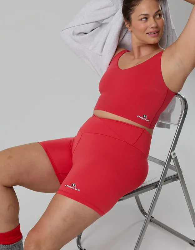 Georgia Bulldogs OFFLINE By Aerie Crossover 5" Bike Short