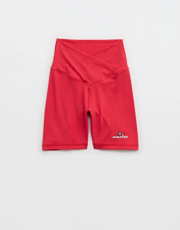 Georgia Bulldogs OFFLINE By Aerie Crossover 5" Bike Short