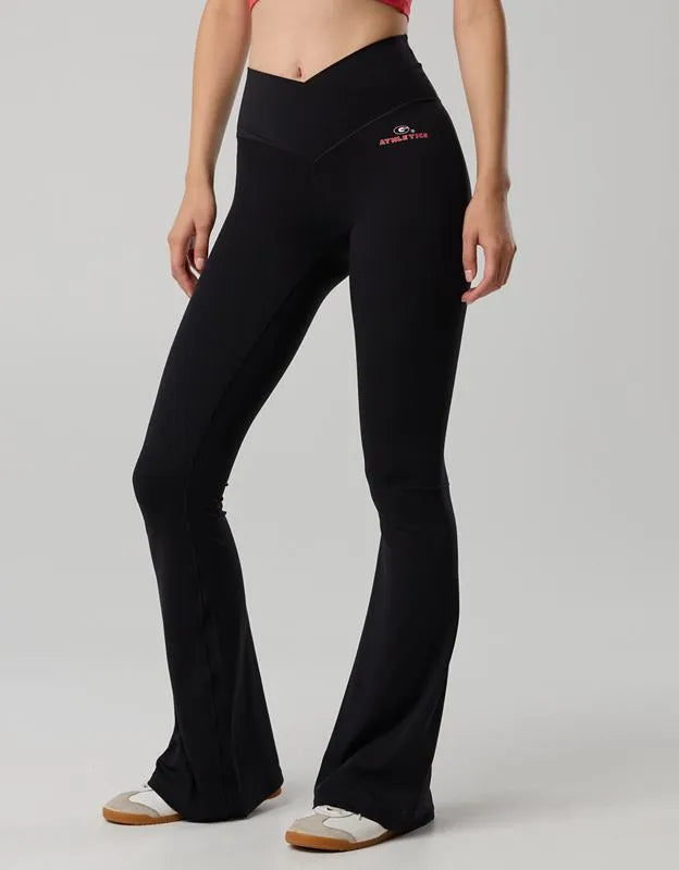 Georgia Bulldogs OFFLINE By Aerie Crossover Flare Legging